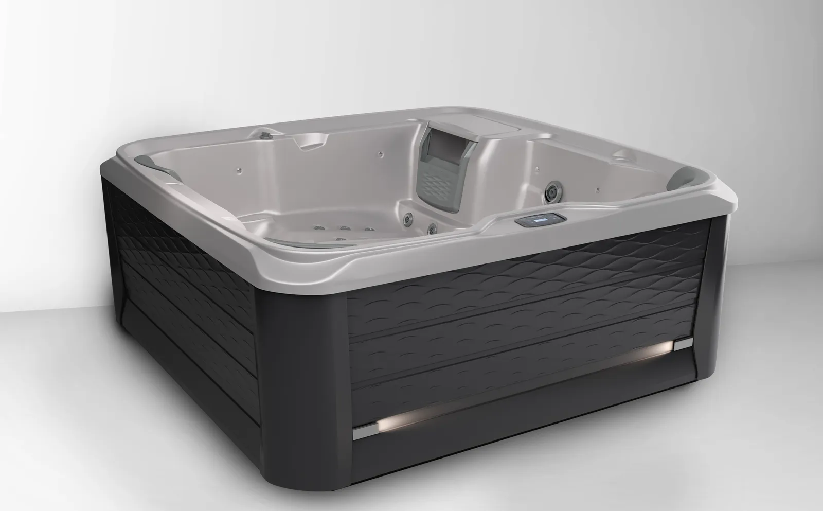 Sundance® Ramona® hot tub, installed in a backyard