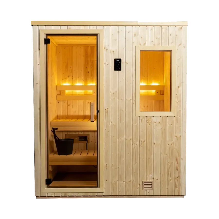 4 x 6 northstar indoor sauna front view